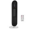 Home Space Heater, Portable Electric Heaters with 45 Degree Oscillation, Remote Control, 24H Timer and Overheating Protection, 1500W/1000W