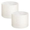 VEVOR Drum Lamp Shade 2 Set, 13 in Top x 13 in Bottom x 10 in High, Medium Drum Linen Lampshade