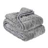 VEVOR Weighted Blanket, 20 lbs, 60 x 80 in Queen Size, Sherpa Fleece Heavy Blanket with Glass Beads, Soft Warm Cozy Fluffy Touch