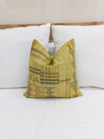 18 X 18 boho Pillow cover | Embroidered cotton Pillow cover | Bedroom decor pillowcase