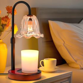 Candle Warmer Lamp Electric Timer: Dimmable Candles Warming Lamps - Height Adjustable Burner Jar - No Flame Scented Melts Wax - All Candle Jars Home D