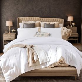 Polyester Brushed Single Quilt Core, Dot Quilting, Microfiber Filling, Suitable For All Seasons, Down Quilt Alternative, Breathable And Warm,CPC (Option: 263cmx229cm)