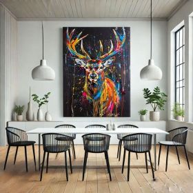 Modern Farmhouse Figure Wall Art Hand Painted Oil Painting Rustic Cabin Decor For Living Room Mountain Wall Art Canvas Above Bed Decor Farmhouse (Style: 01, size: 120x160cm)